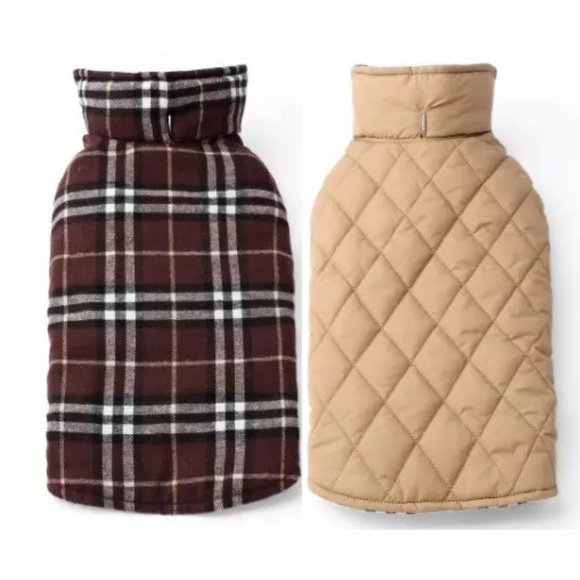 XSmall-Dog Waterproof/ Windproof Reversible Jacket - Picture 2 of 9